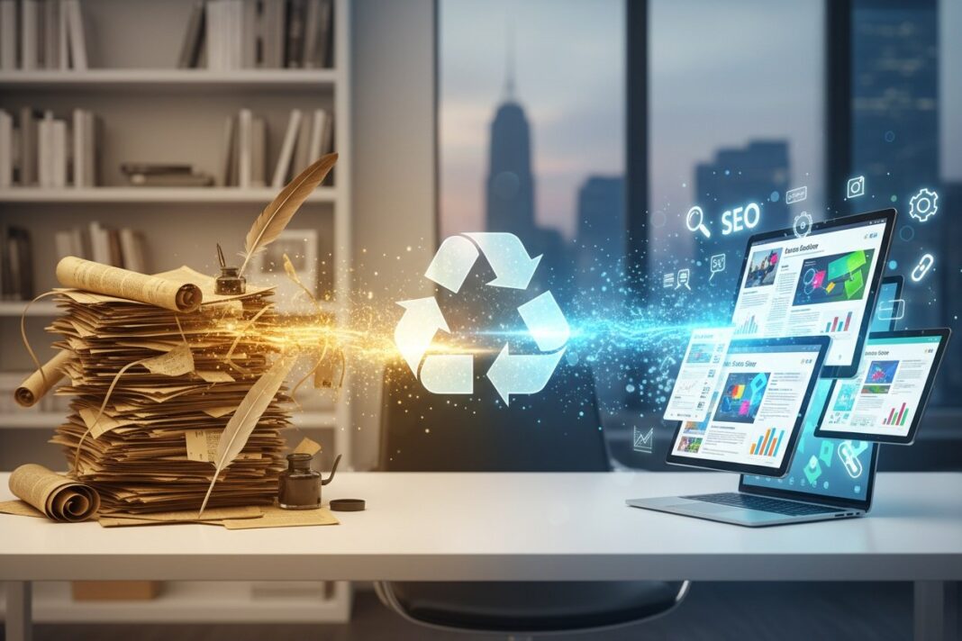 Recykling treści — jak odświeżać stare artykuły pod SEO? Recykling treści — jak odświeżać stare artykuły pod SEO?