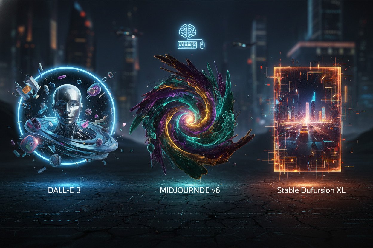 DALL-E 3, Midjourney v6 i Stable Diffusion XL — czym się różnią