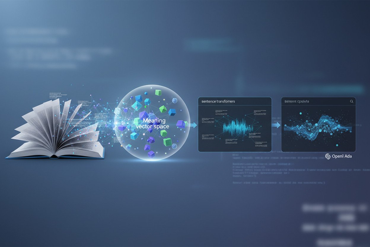 Modele embeddingowe — od sentence-transformers do OpenAI Ada