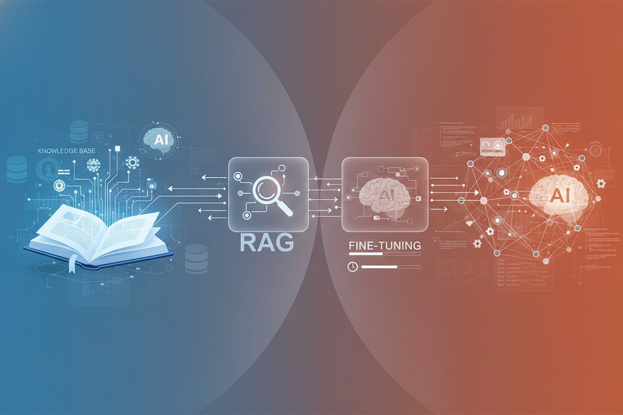 RAG vs fine-tuning — kiedy wybrać które podejście
